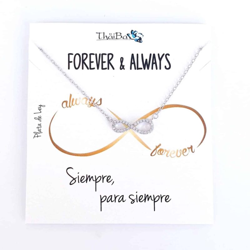 Collar infinito circonitas