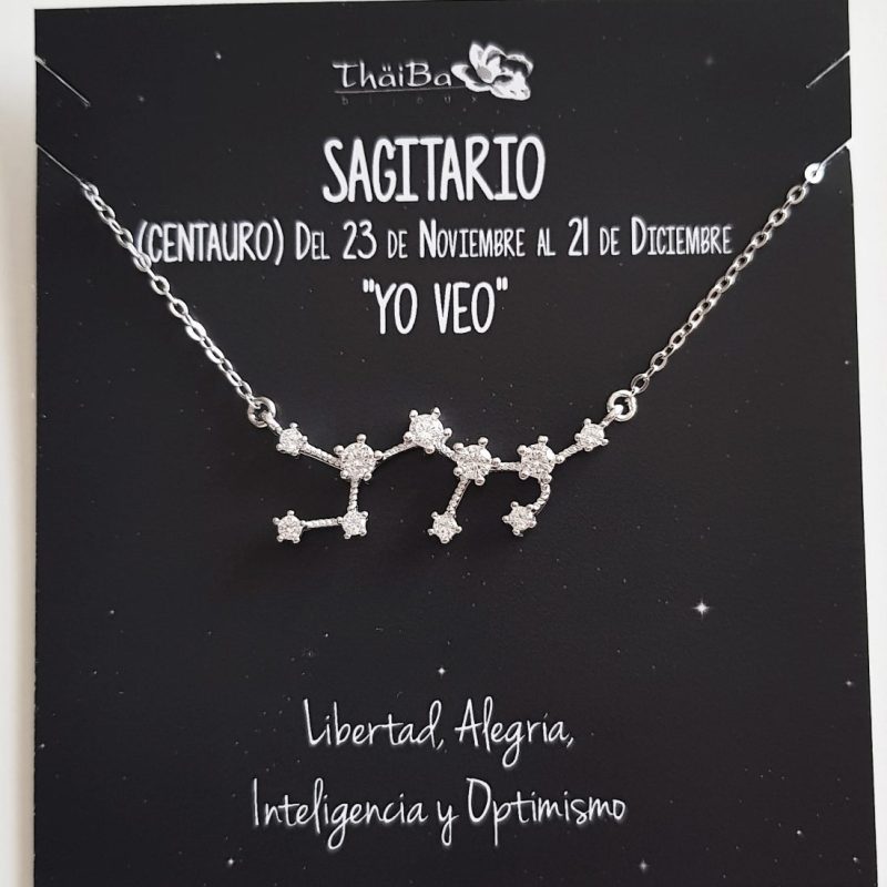 Collar constelación sagitario