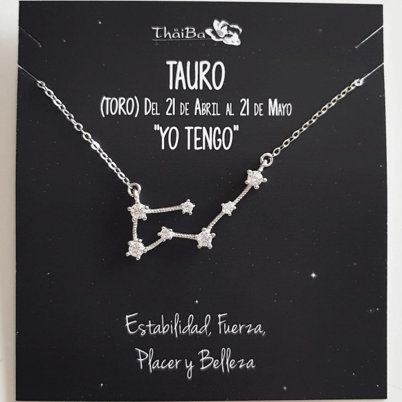 Collar constelación tauro