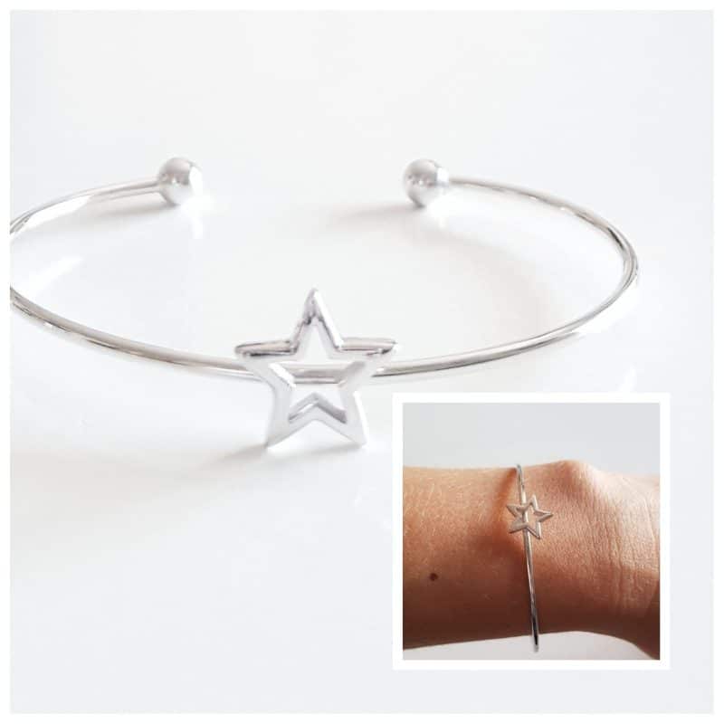 pulsera rígida estrella