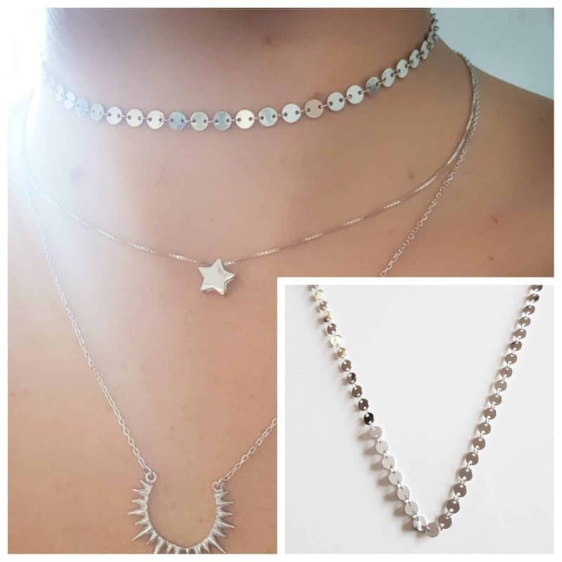 Collar medallas chocker