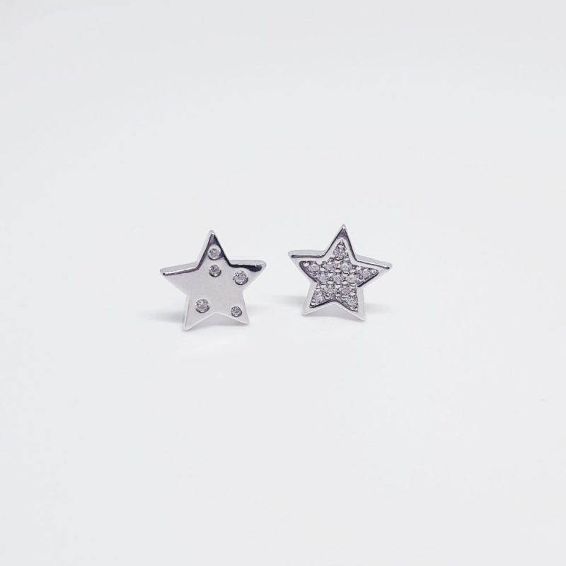 Pendientes estrellas combi