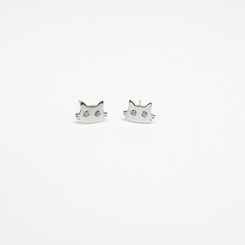 Pendientes gato gatito
