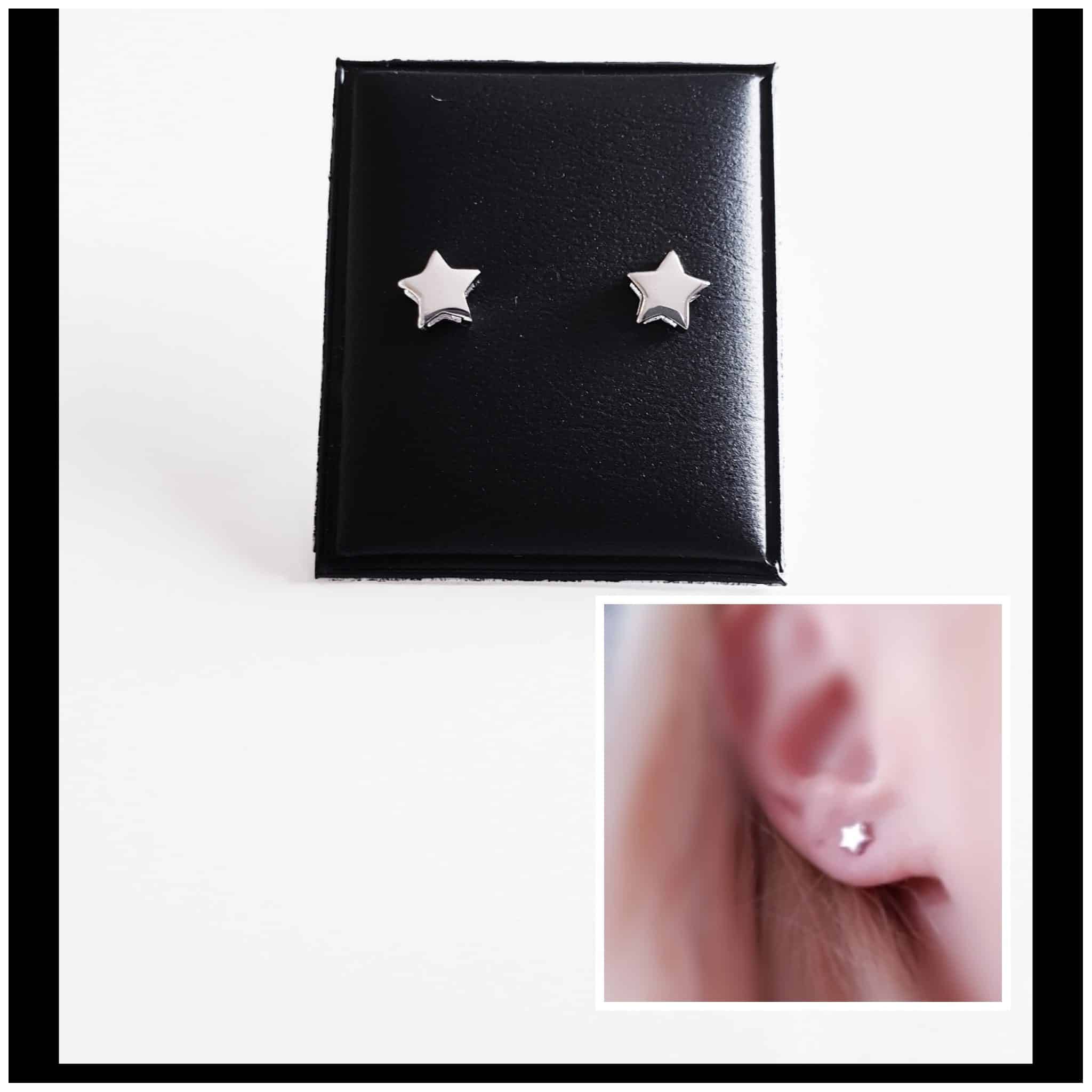 Pendiente mini básico estrella