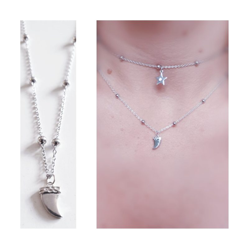 Collar colmillo chocker