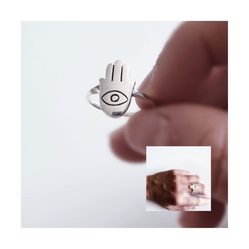 Anillo mano ojo