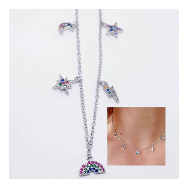Collar cielo colores