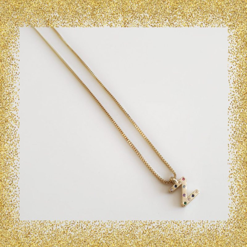 Collar inicial oro z