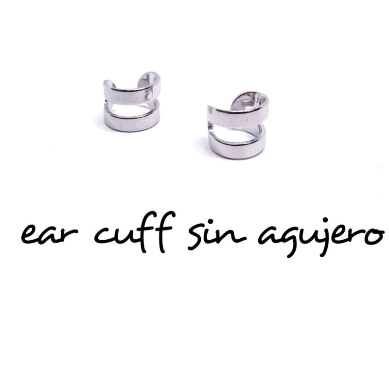Pendiente ear cuff plata