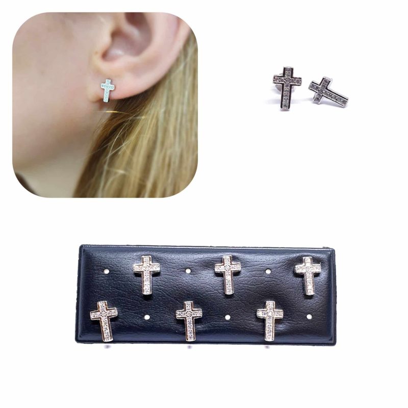 Pendientes cruz