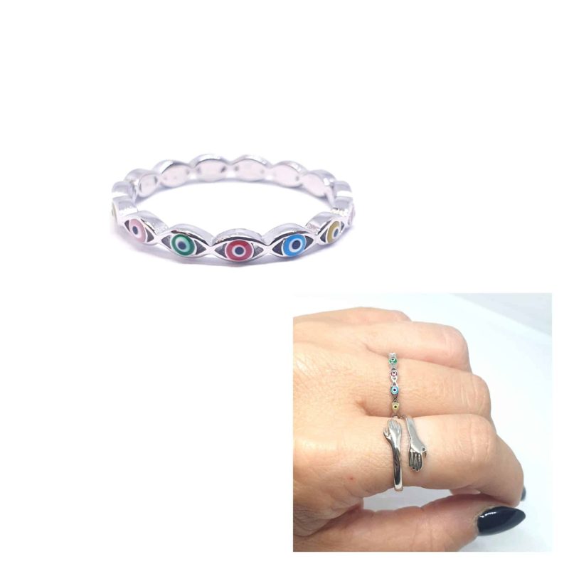 Anillo ojos turcos colores