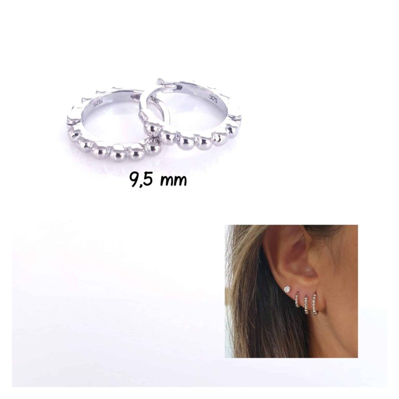 Pendientes basic bolitas M