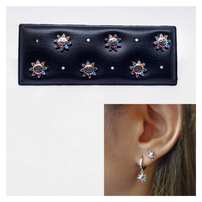 Pendientes flor smile