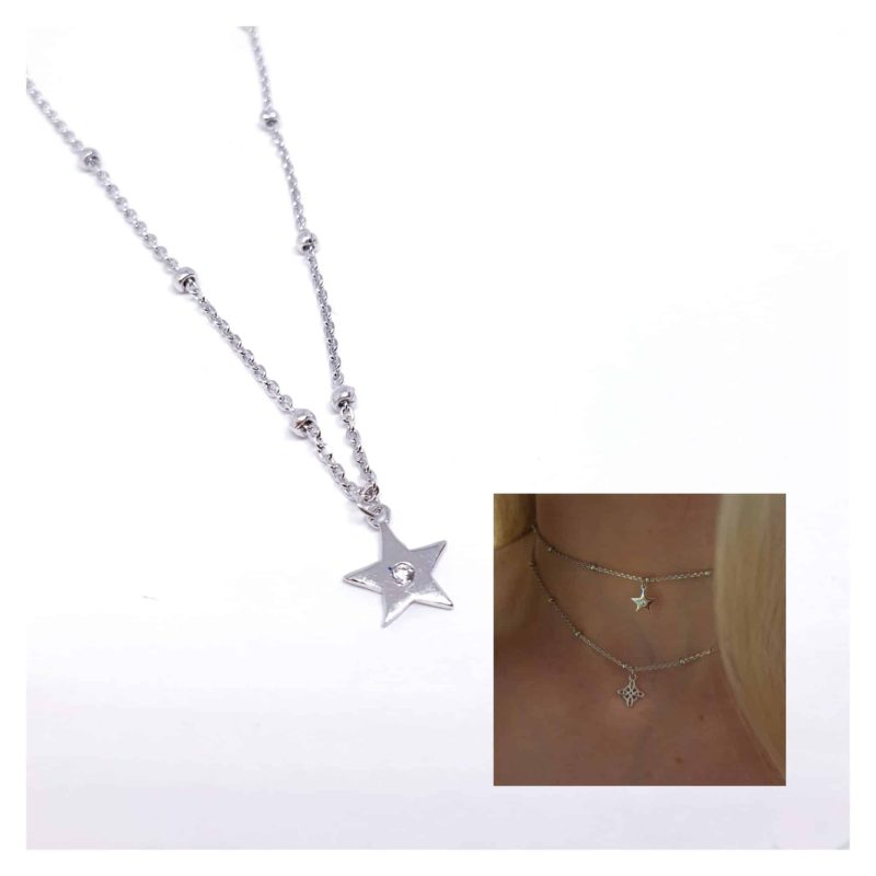 Collar chocker estrella