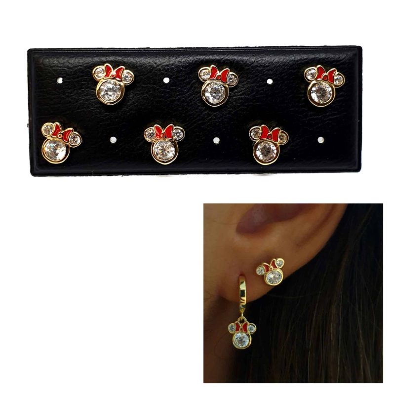 Pendientes minnie oro