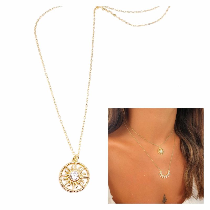 Collar sunshine oro