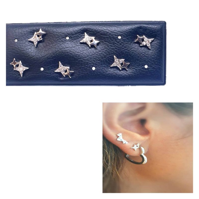 Pendientes estrella polar