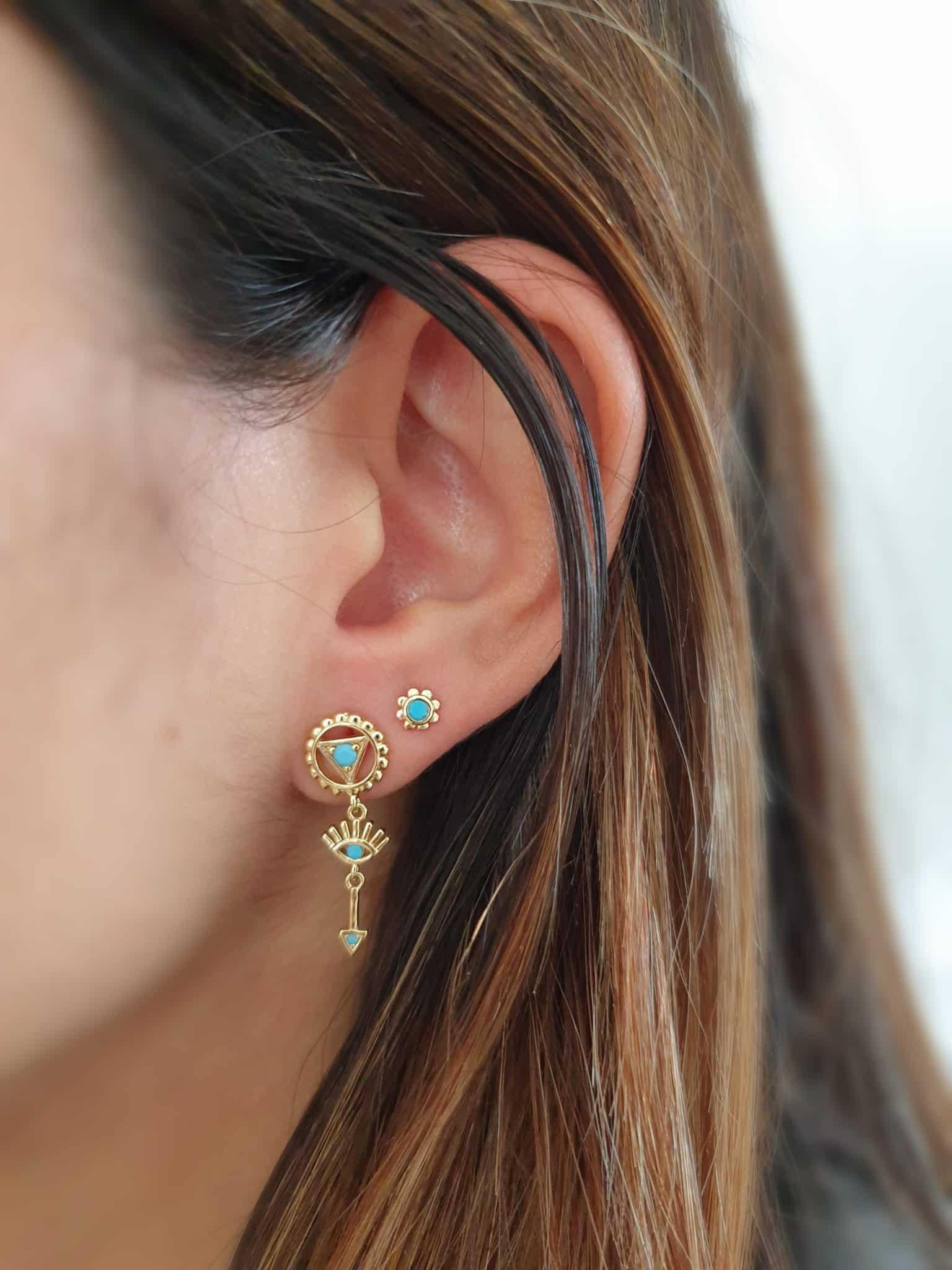 Pulsera mystic blue oro - Imagen 3