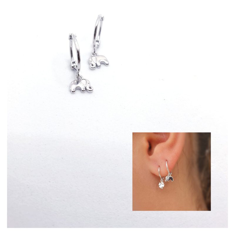 Pendientes elefantes