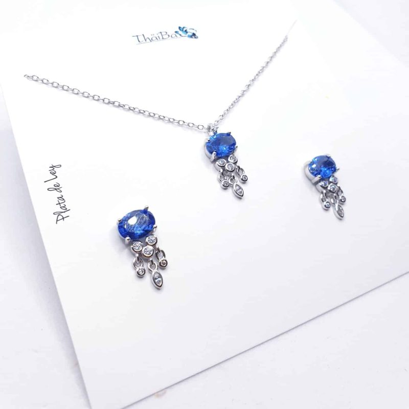 Set luxury azul