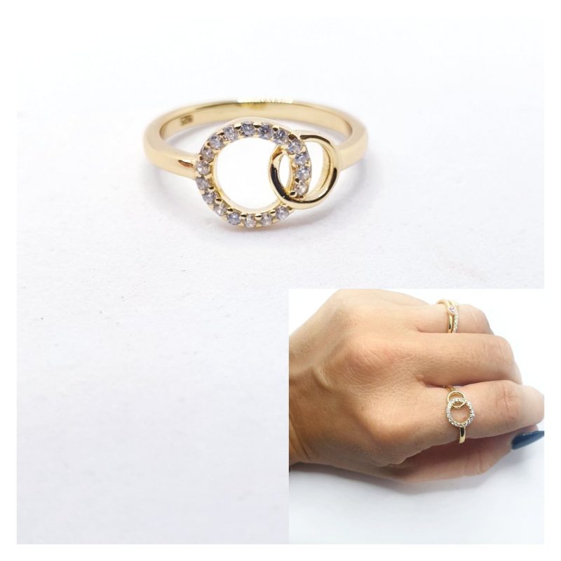 Anillo aros forever oro