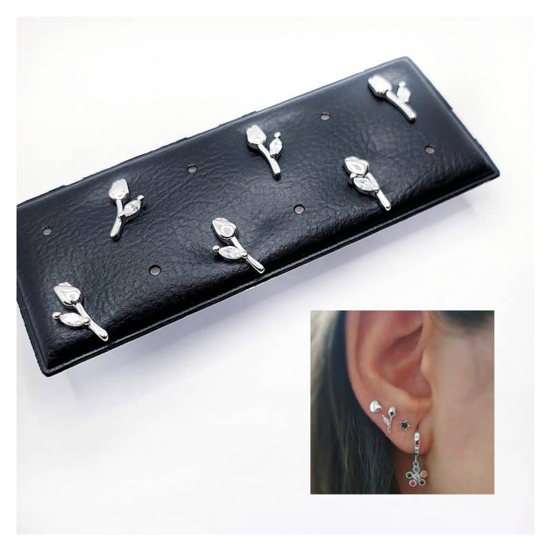 Pendientes tulipán