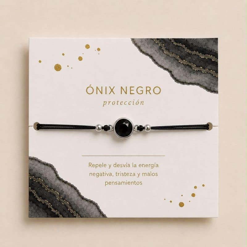 Pulsera ónix negro