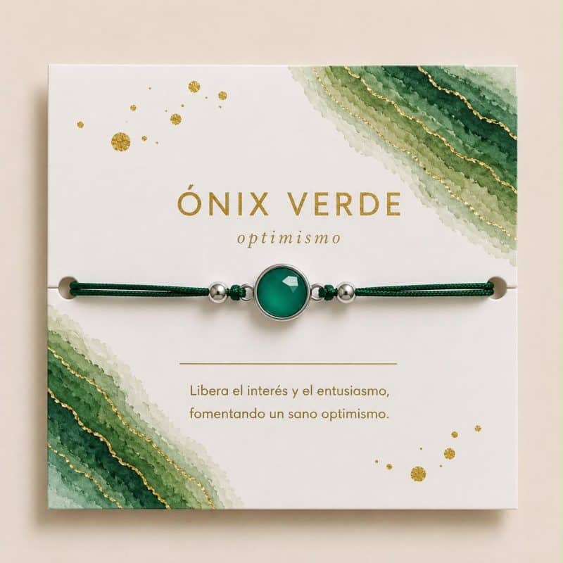 Pulsera ónix verde