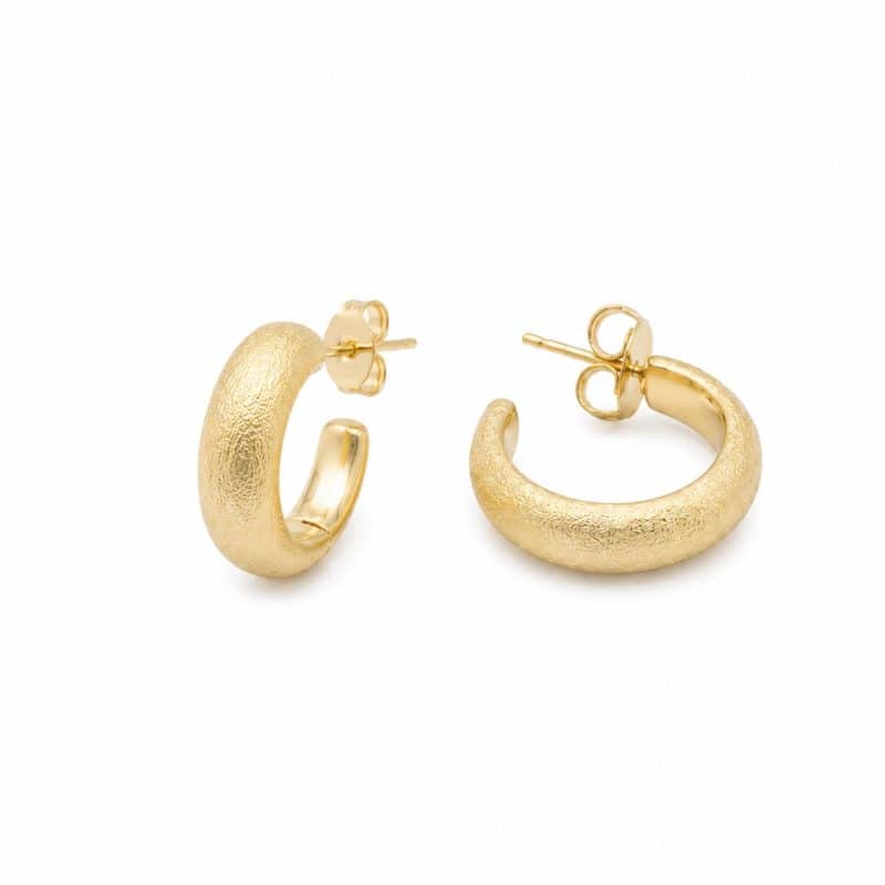 PENDIENTES AROS MATIZADO