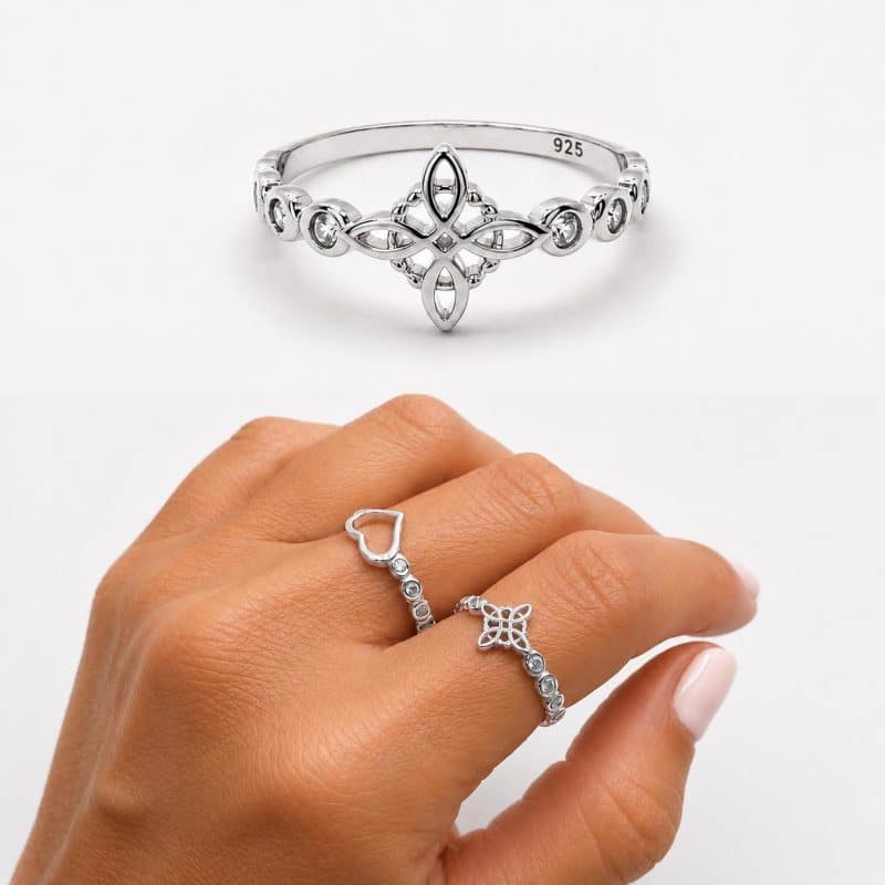 Anillo nudo de bruja