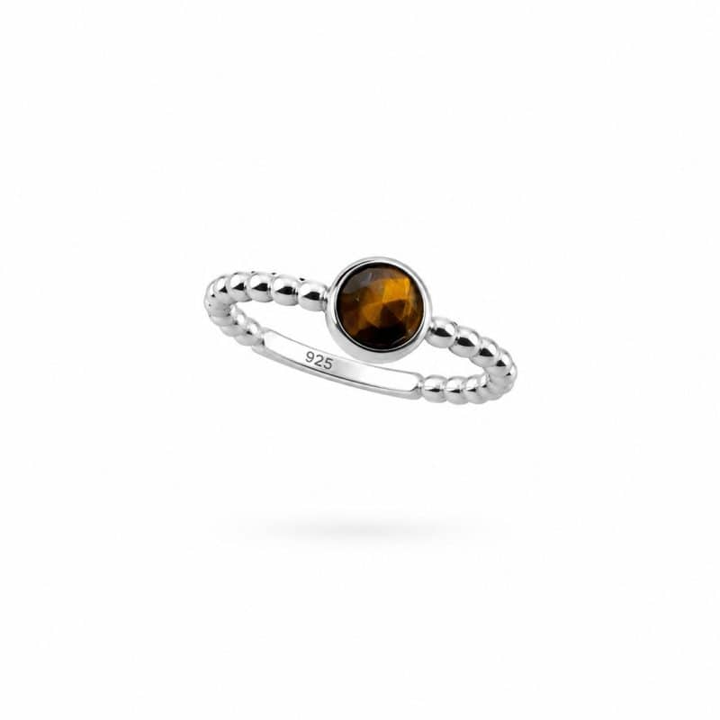 Anillo ojo de tigre