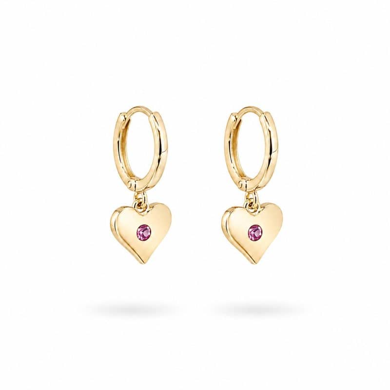Pendientes love oro
