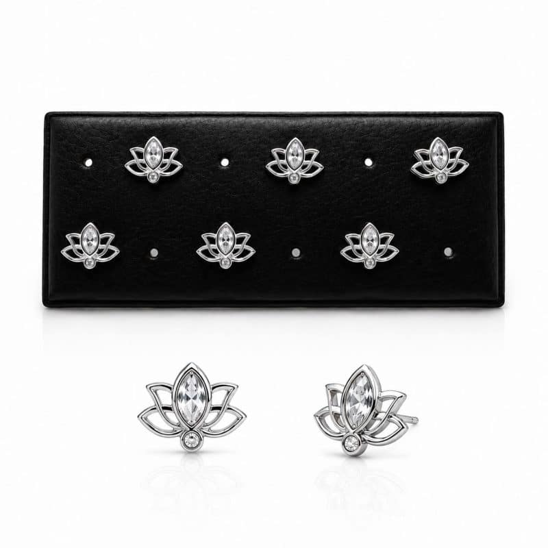 Pendientes flor de loto
