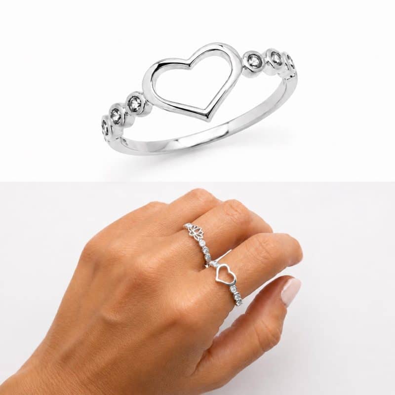 Anillo corazón