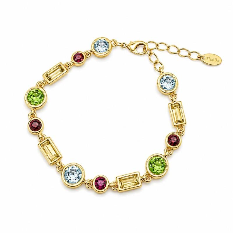 Pulsera multicolor piedras
