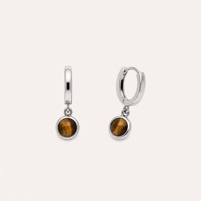 Pendientes Ojo de tigre