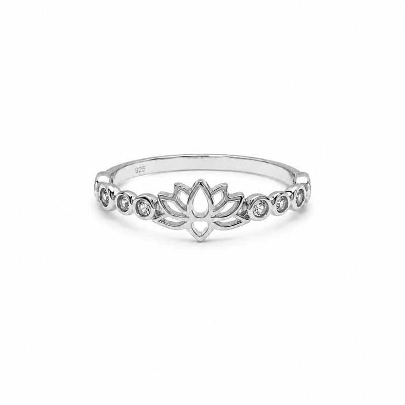 Anillo flor de loto